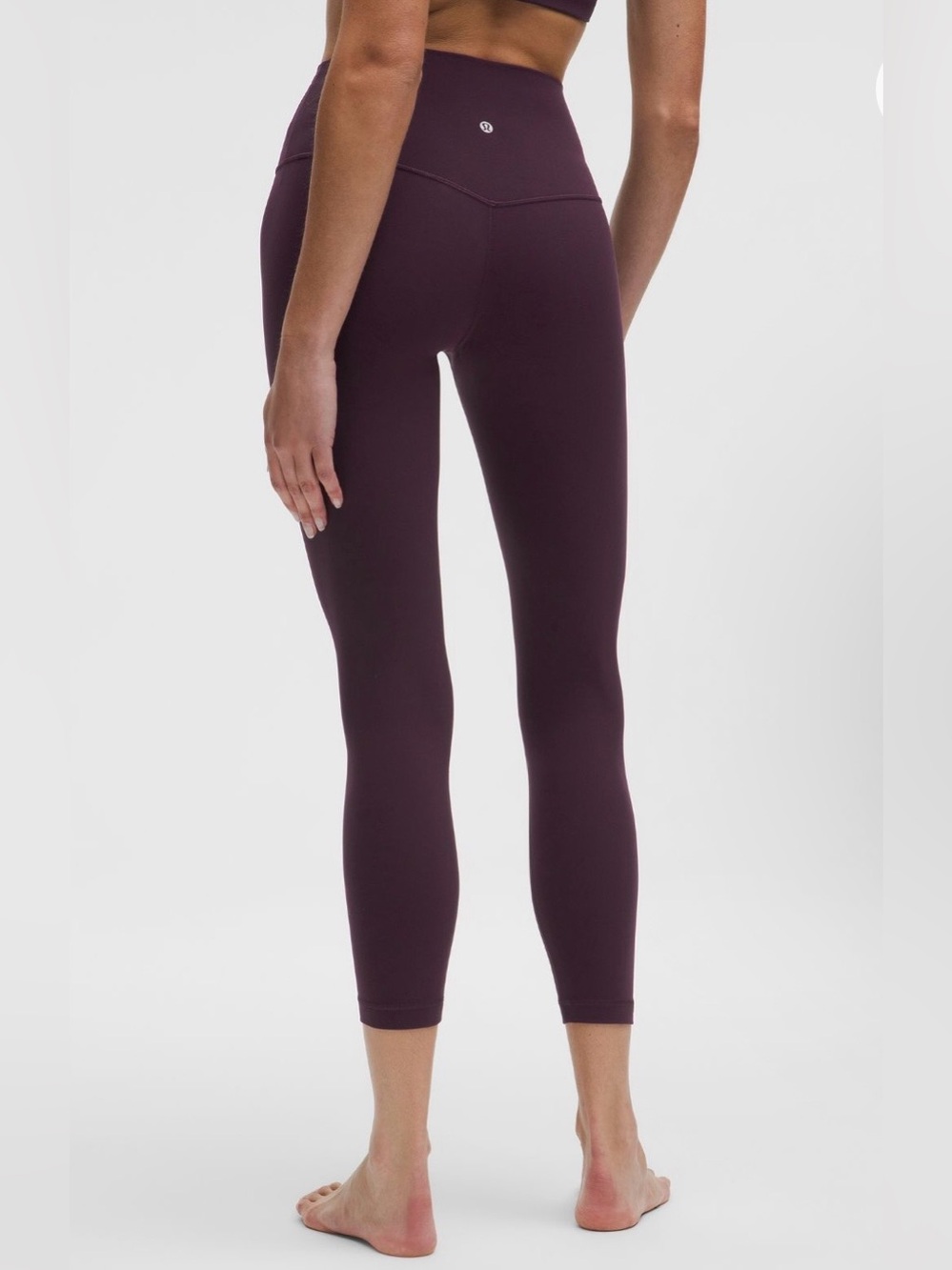 NWT Lululemon Align No Line HR Pant 25" in Deep Plum Sz 8 - Picture 3 of 8